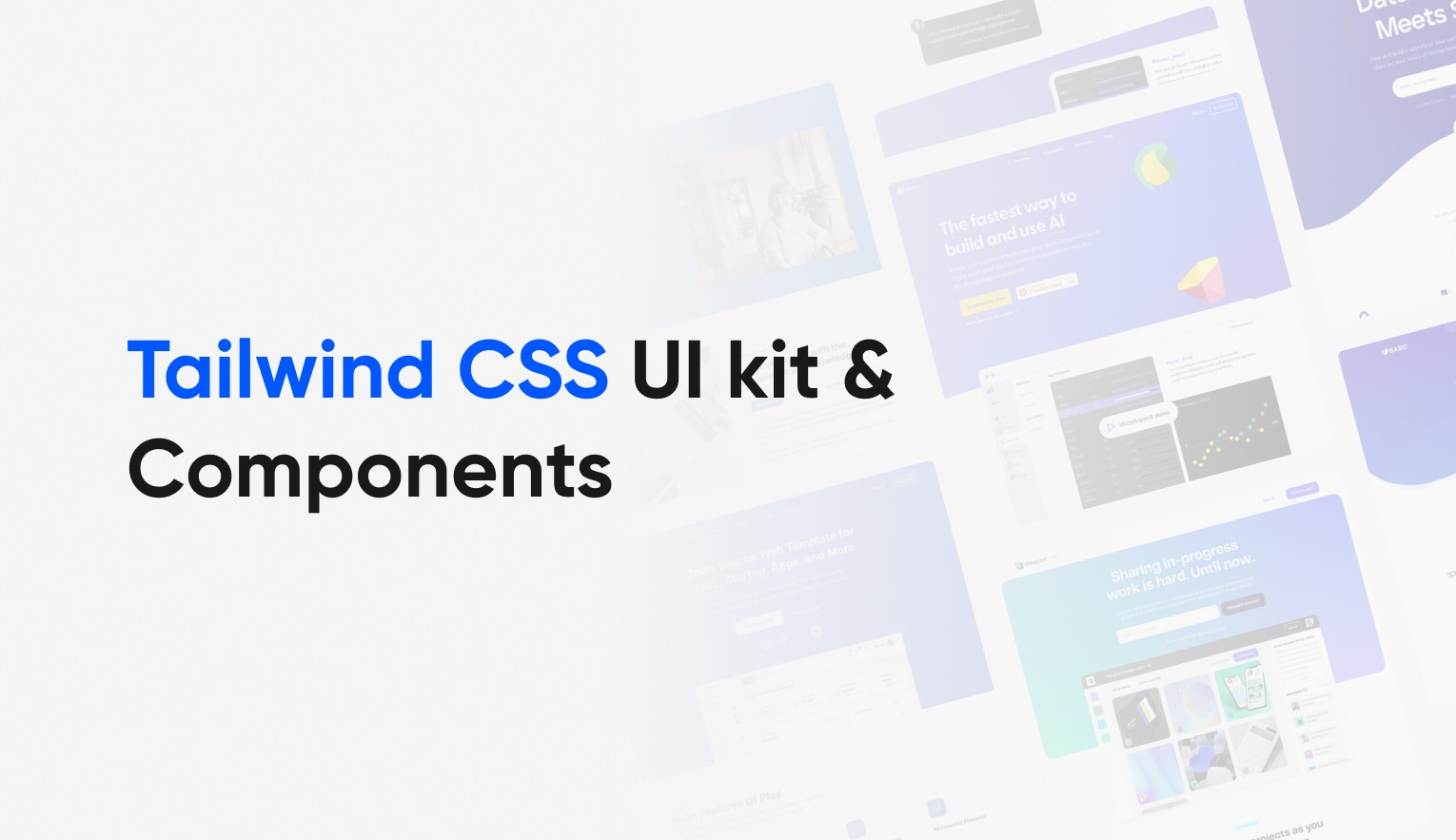 Tailwind CSS UI Components