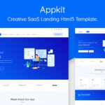 Appkit – Creative SaaS Landing Page Template