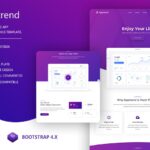 Apptrend – Bootstrap App and SaaS Landing Page Template