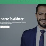 Akhter – Free Portfolio Website Templates